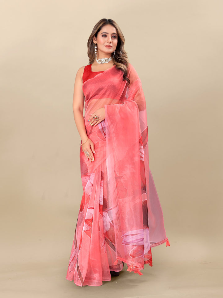 printed saree