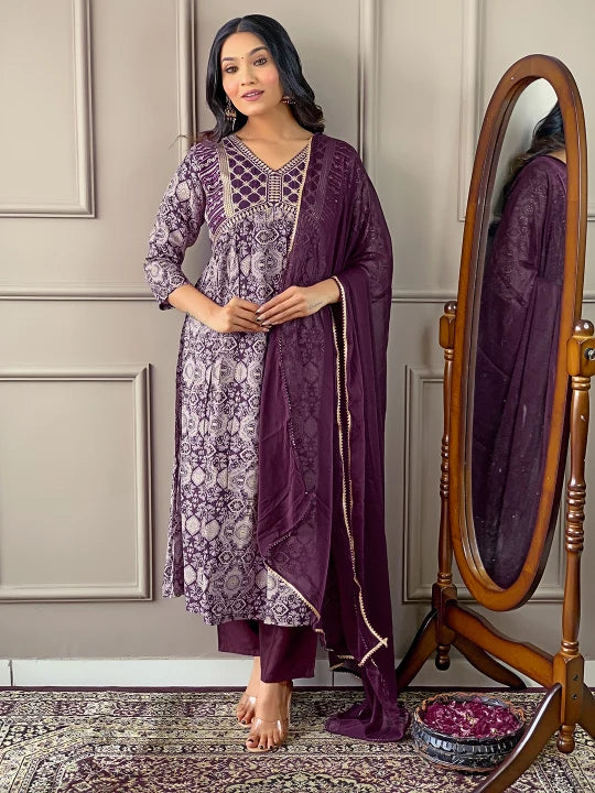 Stylish Kurta Set with Beautiful Dupatta