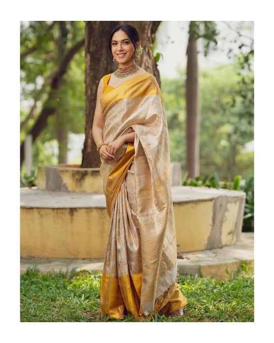 Soft Silk Saree with Rich Jacquard Work