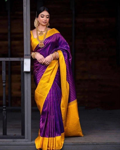 Soft Silk Saree with Rich Jacquard Work