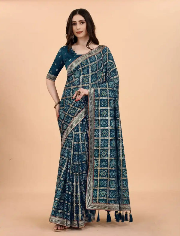 Bandhani saree Light Weight