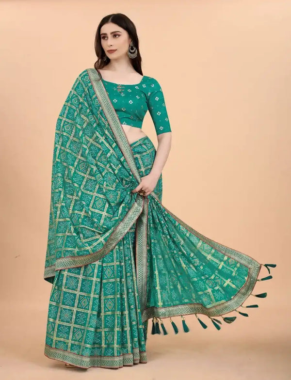 Bandhani saree Light Weight