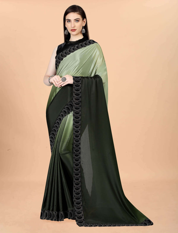 Women Chinon Padding saree