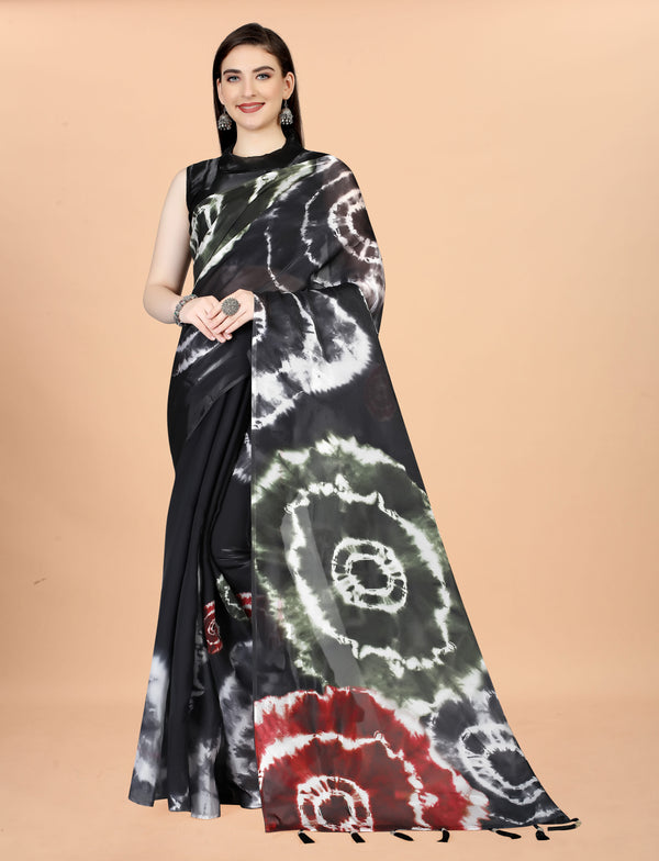 Black saree For Women